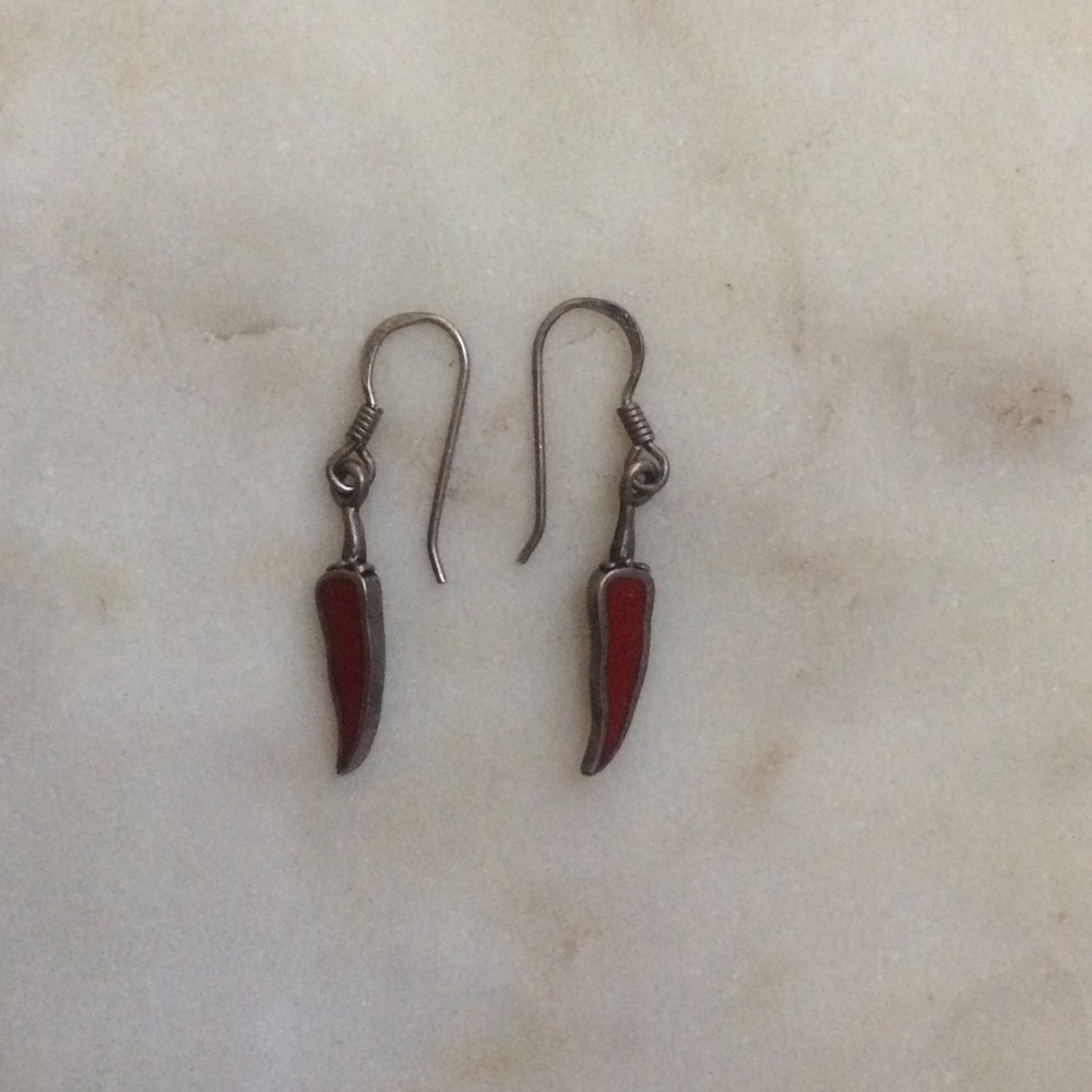 Chili pepper earrings
